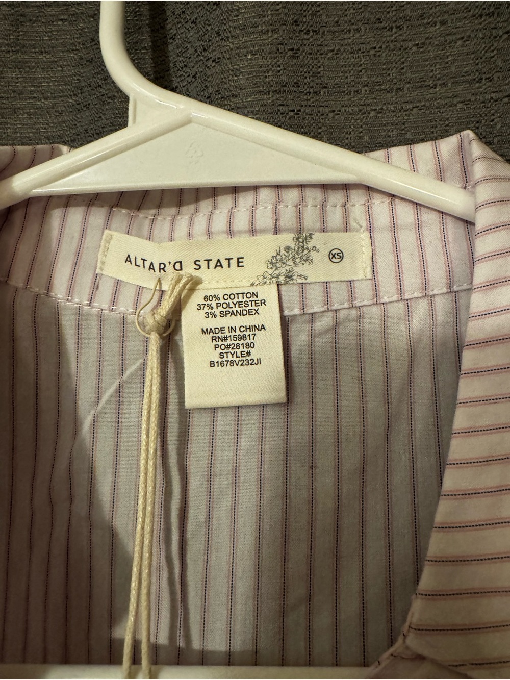Altard State Jennifer Stripe Cinch Top - Picture 4 of 5